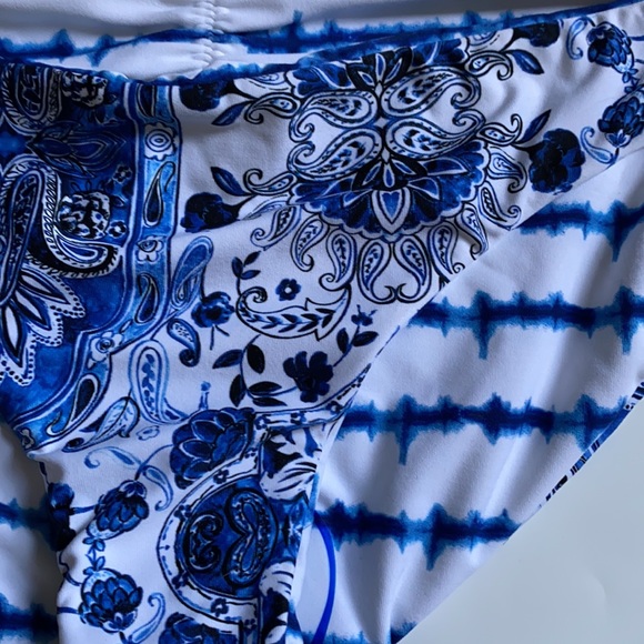 Seafolly bikini swim bottom reversible prints 8 NWT - Picture 5 of 11